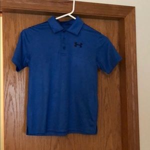Under armor shirt sleeve polo,